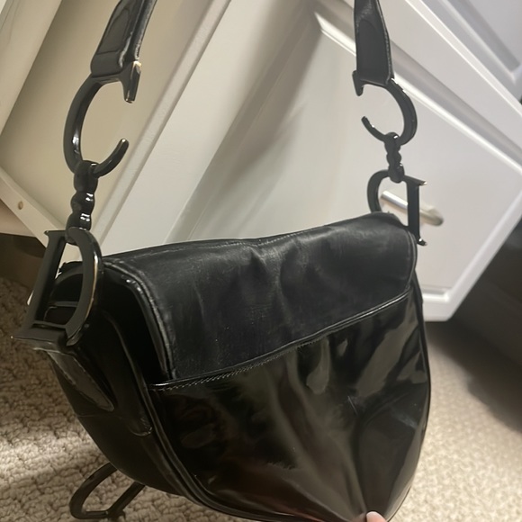 Vintage Christian Dior Saddle Bag w/duster - Picture 11 of 11